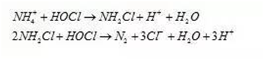 去氨氮化學反應